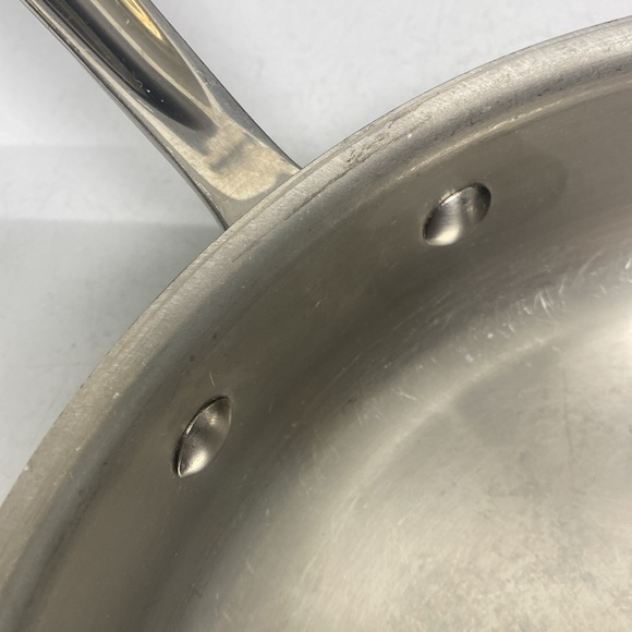 All Clad D3® Stainless Steel Saute Pan with Lid - Picture 8 of 17